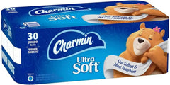 Charmin Ultra Soft Bathroom Tissue Ultra Soft 30 Jumbo Rolls